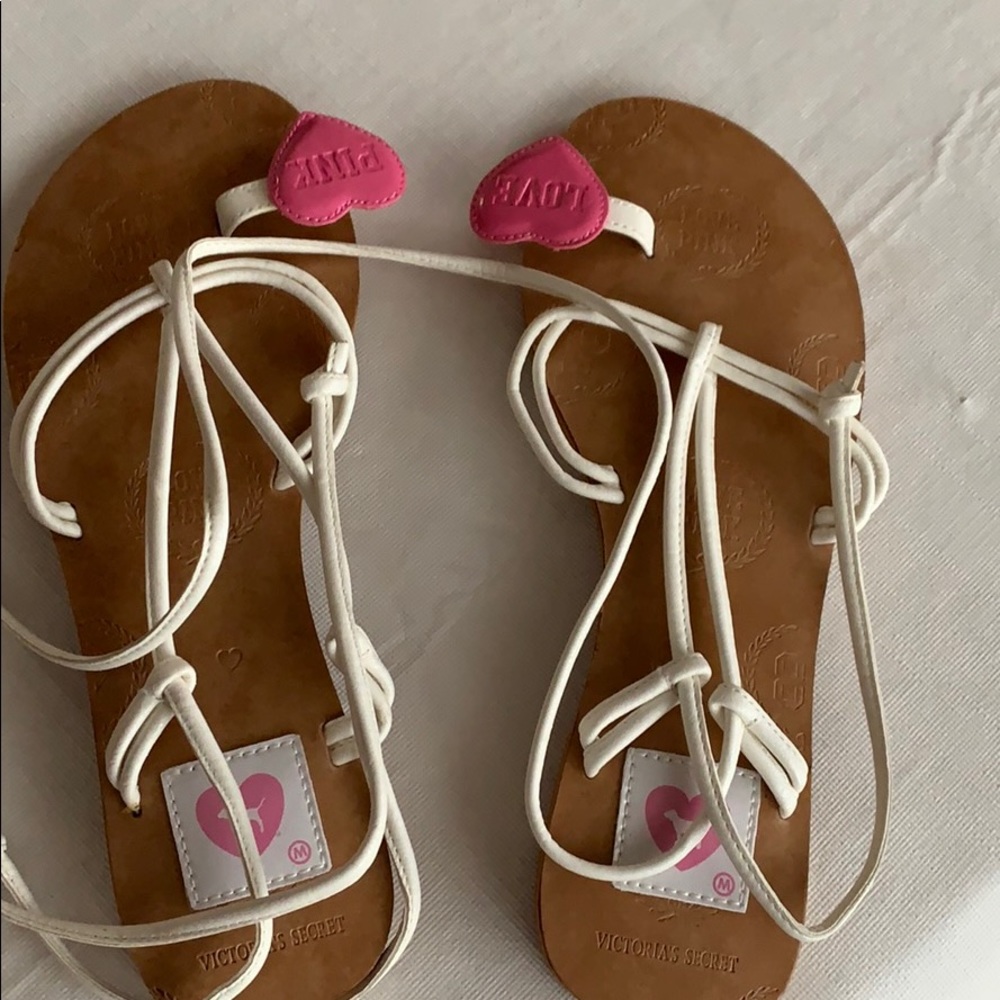 Victoria’s secret PINK SANDALS new never worn